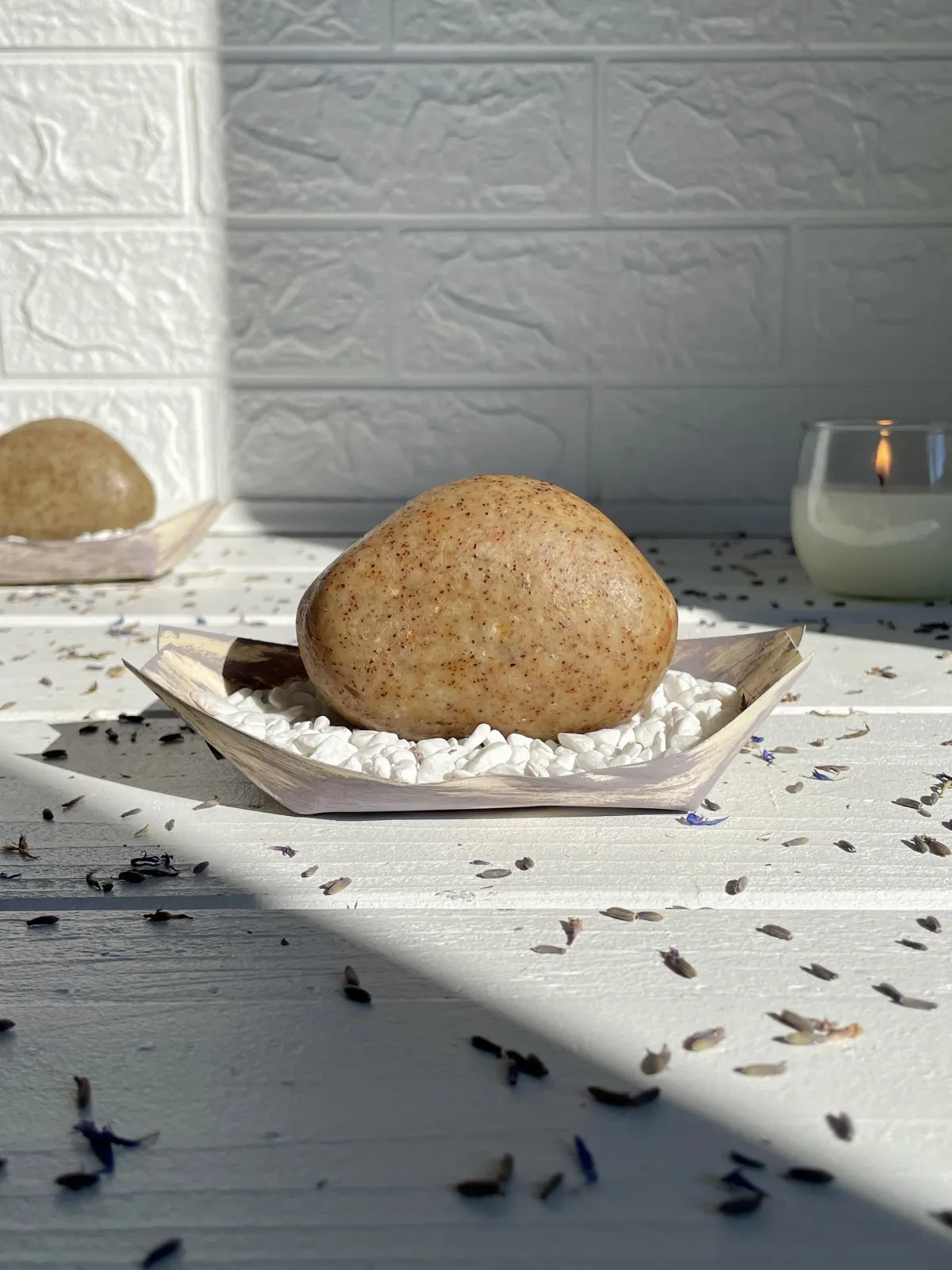 Coffee & cinnamon stone soap
