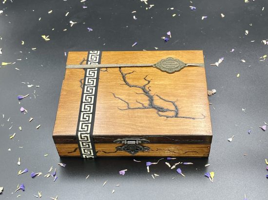 WOODEN JEWELRY BOX 7