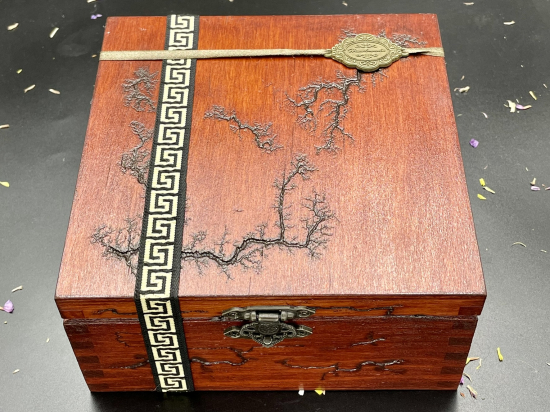 WOODEN  TEA BOX 2