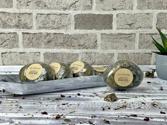 THE ARTISAN'S WHITE CLAY STONE SOAP