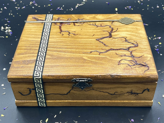 WOODEN JEWELRY BOX-WALNUT