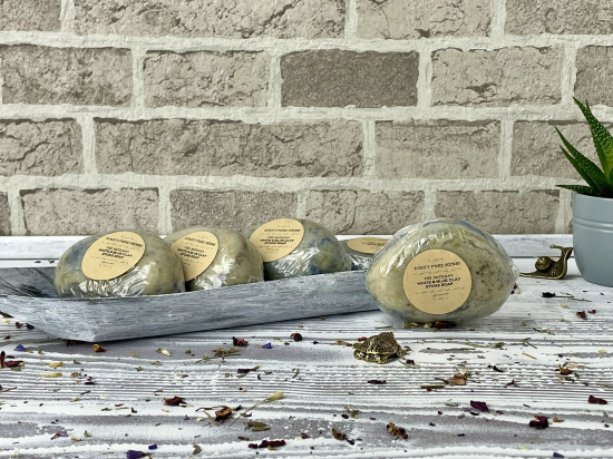 THE ARTISAN'S WHITE AND BLUE CLAY STONE SOAP