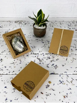 Salt stone soap