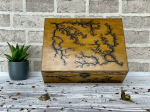 THE ARTISAN'S LARGE WOODEN  JEWELRY BOX-WALNUT