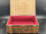 LARGE WOODEN STORAGE  BOX -HAZELNUT 1