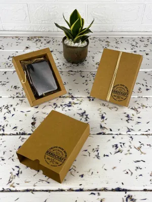 Black classic soap with golden mica