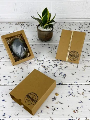 Light charcoal stone soap