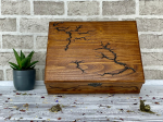 THE ARTISAN'S WOODEN JEWELRY BOX-HAZELNUT