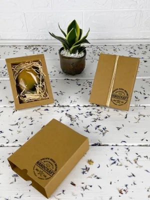 Coconut, sea buckthorn & charcoal stone soap