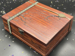 WOODEN JEWELRY  BOX-CHESTNUT