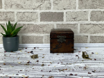 THE ARTISAN'S WOODEN  STORAGE BOX-WENGE/HAZELNUT
