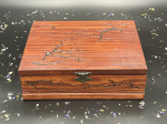 WOODEN JEWELRY  BOX-CHESTNUT