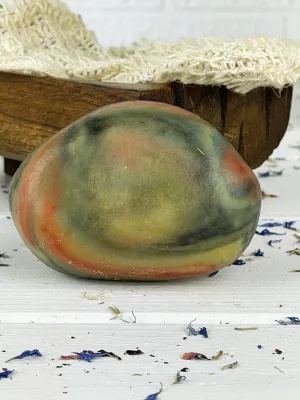 Mixed clays stone soap