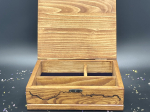 WOODEN JEWELRY BOX-HAZELNUT