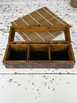 Lichtenberg wooden watch box with hazelnut finish