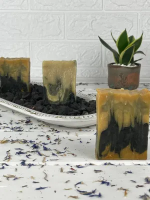 White clay & charcoal classic soap