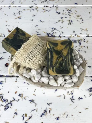 Charcoal and resin classic soap