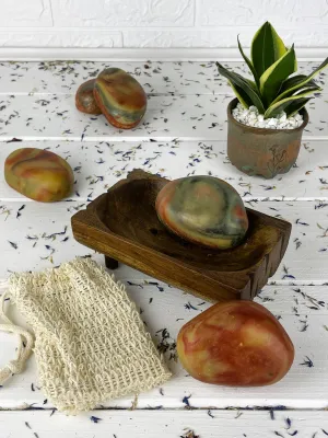 Mixed clays stone soap