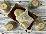 THE ARTISAN'S WHITE AND GREEN CLAY STONE SOAP