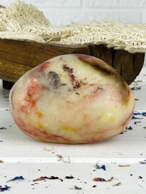 White clay & honey stone soap