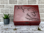 THE ARTISAN'S WOODEN JEWELRY BOX-MAHOGANY