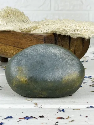 Light charcoal stone soap