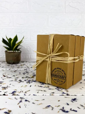 Golden mica classic soap trio set
