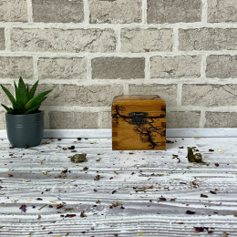 AUFBEWAHRUNGSBOX AUS HOLZ - EICHE