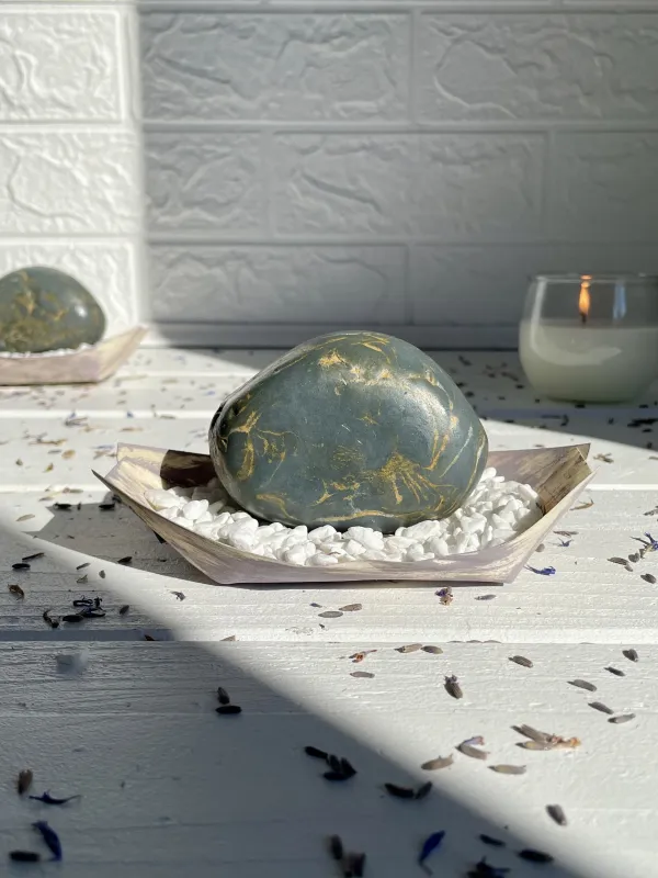 Product Blue clay eroded stone soap Image