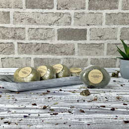 THE ARTISAN'S WHITE AND GREEN CLAY STONE SOAP