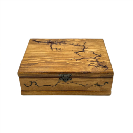 WOODEN JEWELRY BOX-WALNUT