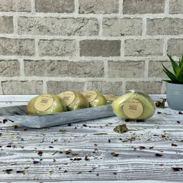 COCONUT AND CHARCOAL STONE SOAP