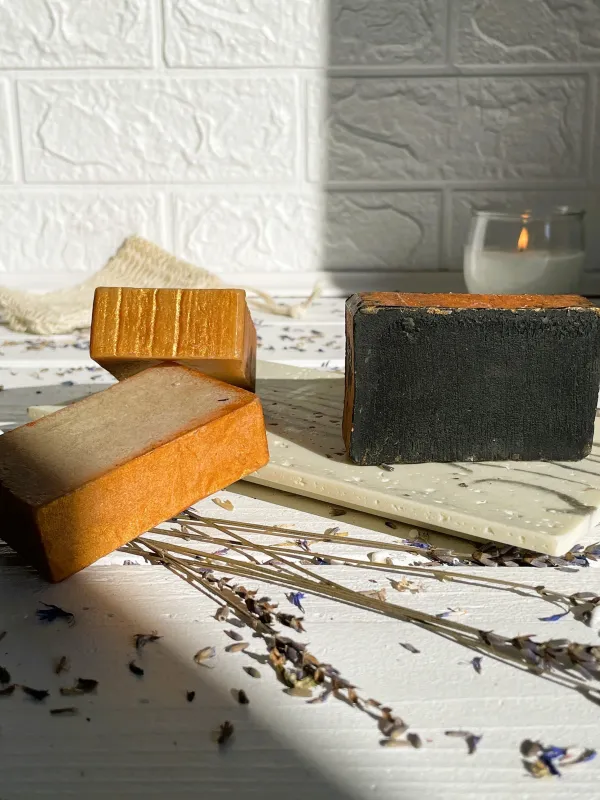 Product Golden mica classic soap trio set Image