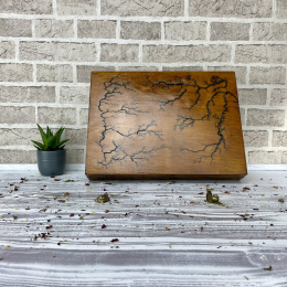 THE ARTISAN'S LARGE WOODEN  JEWELRY  BOX-OAK