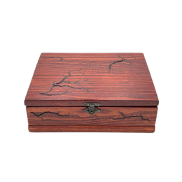 WOODEN JEWELRY  BOX-CHESTNUT