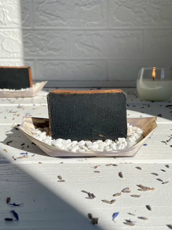 Product Black classic soap with golden mica Image